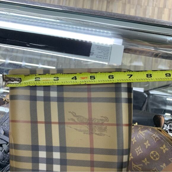 BURBERRY Rain Boots Tall Classic Check Haymarket main image 5